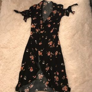 Floral Wrap Dress
